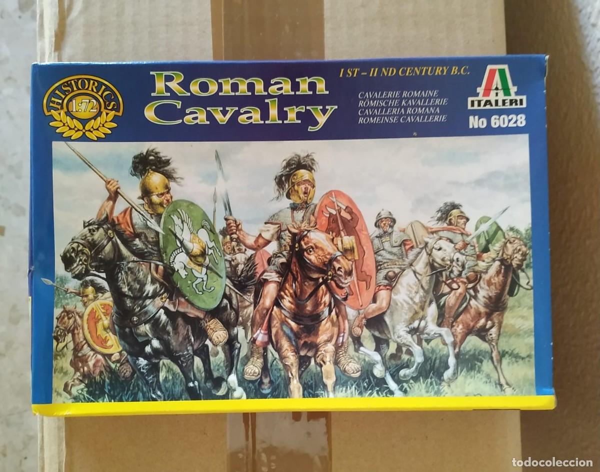 Figurines d'action: CABALLERIA DE ROMANOS EN CAJA ORIGINAL - TIPO PARECIDO A MONTAPLEX - ANTIGUO