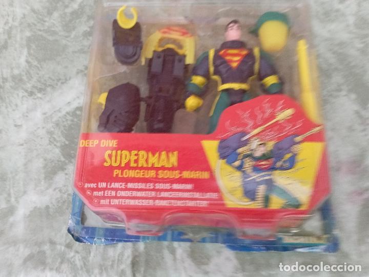 Figuras de acci&oacute;n: SUPERMAN LANZA MISILES SUBMARINO, KENNER. - Foto 1