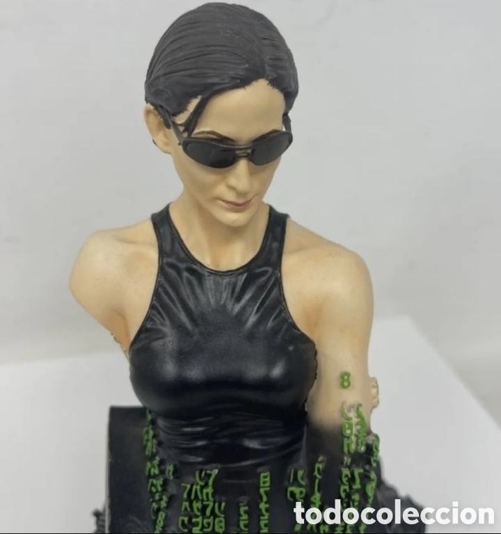 Figuras de acci&oacute;n: Matrix Trinity Mini Busto Estatua enumerada - Foto 1