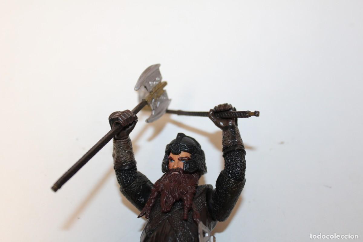 Figuras de acci&oacute;n: 2 FIGURAS EL SE&Ntilde;OR DE LOS ANILLOS - GIMLI Y LEGOLAS - MARVEL 2002 - Foto 2