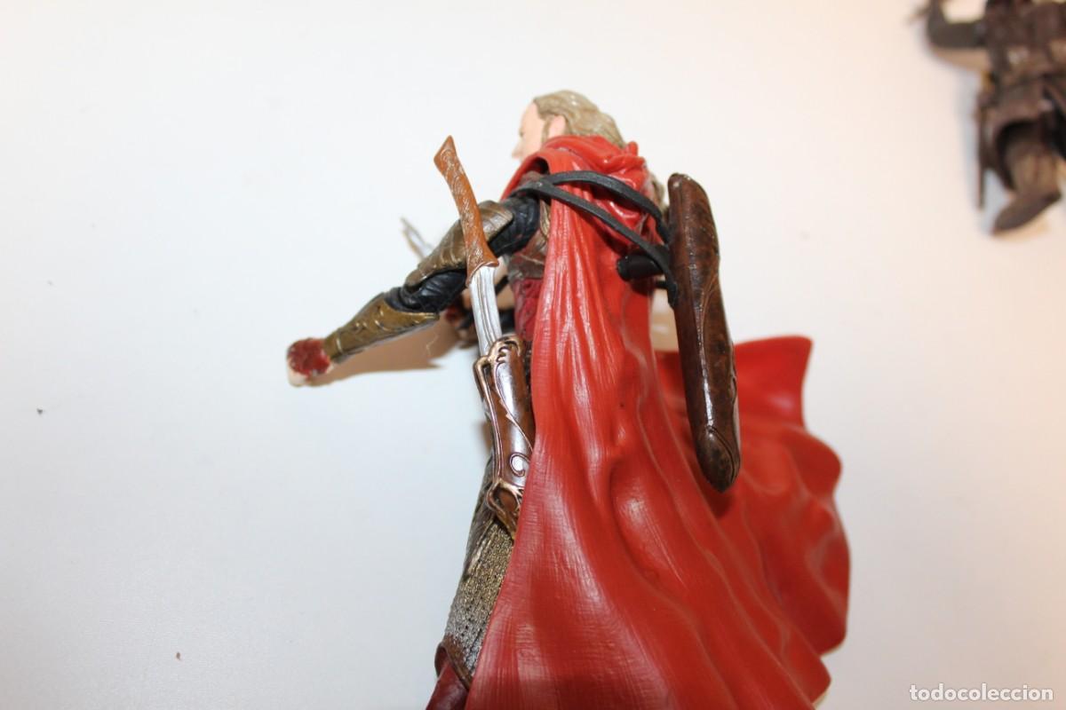 Figuras de acci&oacute;n: 2 FIGURAS EL SE&Ntilde;OR DE LOS ANILLOS - GIMLI Y LEGOLAS - MARVEL 2002 - Foto 7