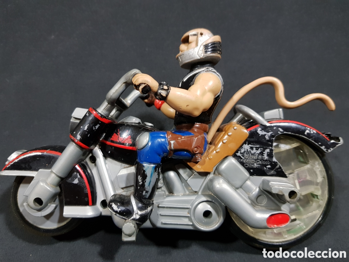 Figuras de acci&oacute;n: Motorratones de Marte Throttle Galoob 1993 Moto Luminosa (no funciona). Para piezas o exposici&oacute;n.