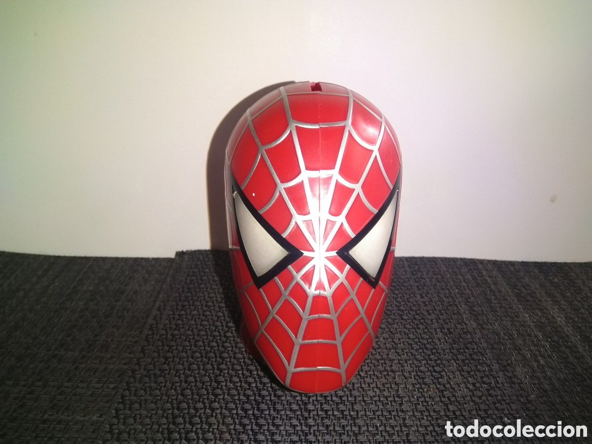 cabeza de spiderman hucha - Compra venta en todocoleccion