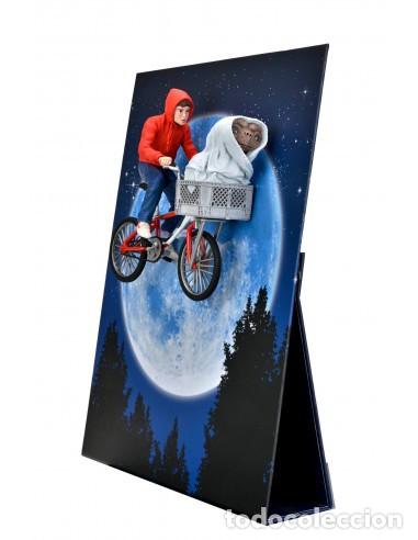 Figuras de a&ccedil;&atilde;o: E.T & Elliott with Bicycle - 40 aniversario - Neca