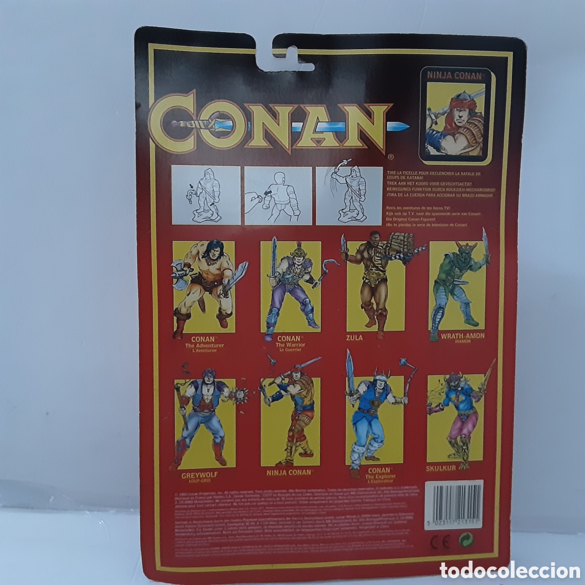 Figuras de acci&oacute;n: Figura Conan.Ninja Conan. Hasbro. Nuevo. - Foto 3