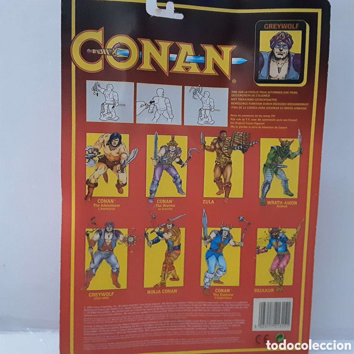 Figuras de acci&oacute;n: Figura Conan Greywolf. Hasbro. Nuevo. - Foto 3