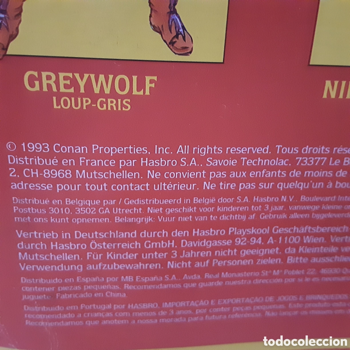 Figuras de acci&oacute;n: Figura Conan Greywolf. Hasbro. Nuevo. - Foto 4