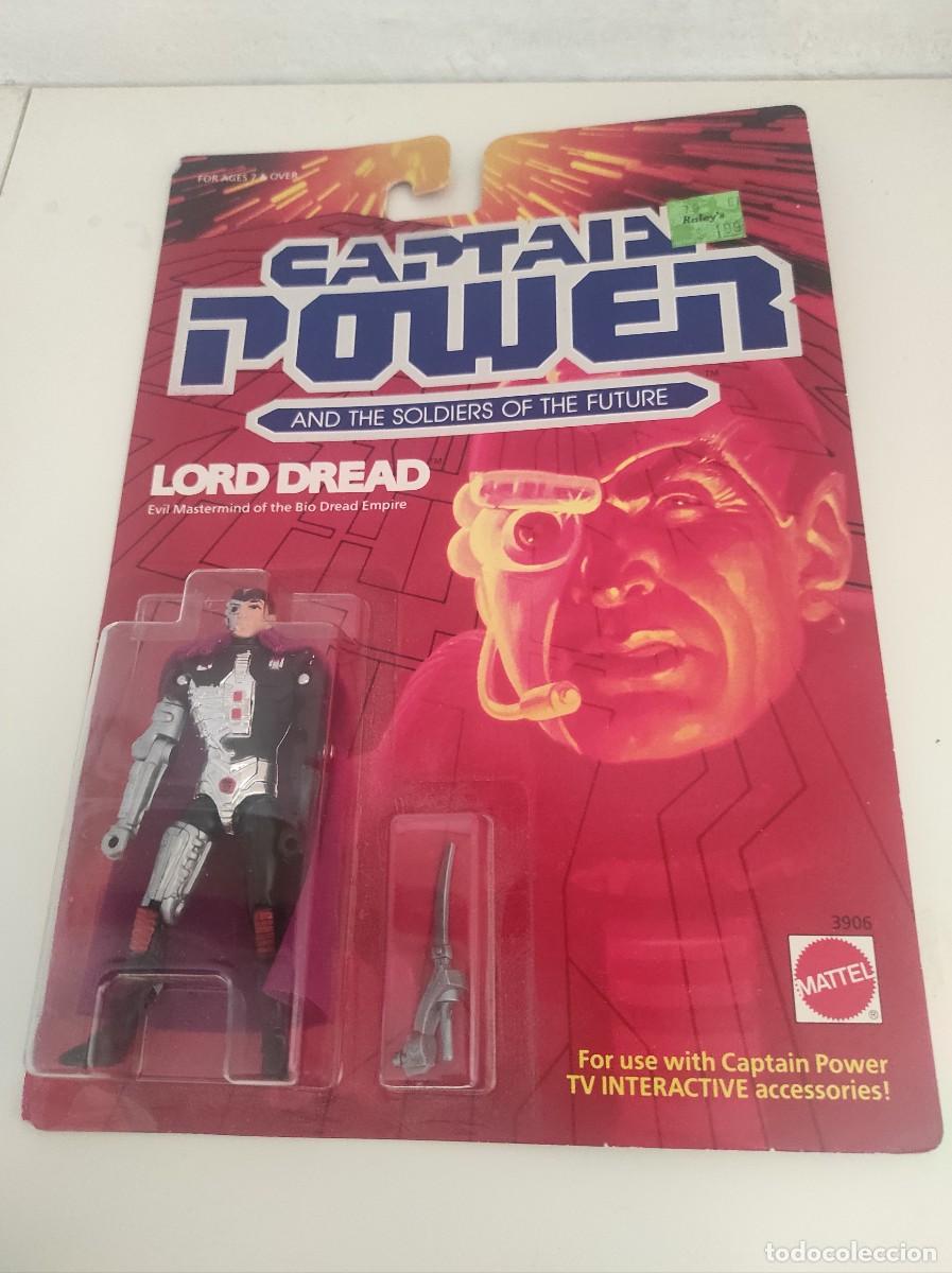 Figurines d'action: Figura en blister lord dread capitan power mattel 1987