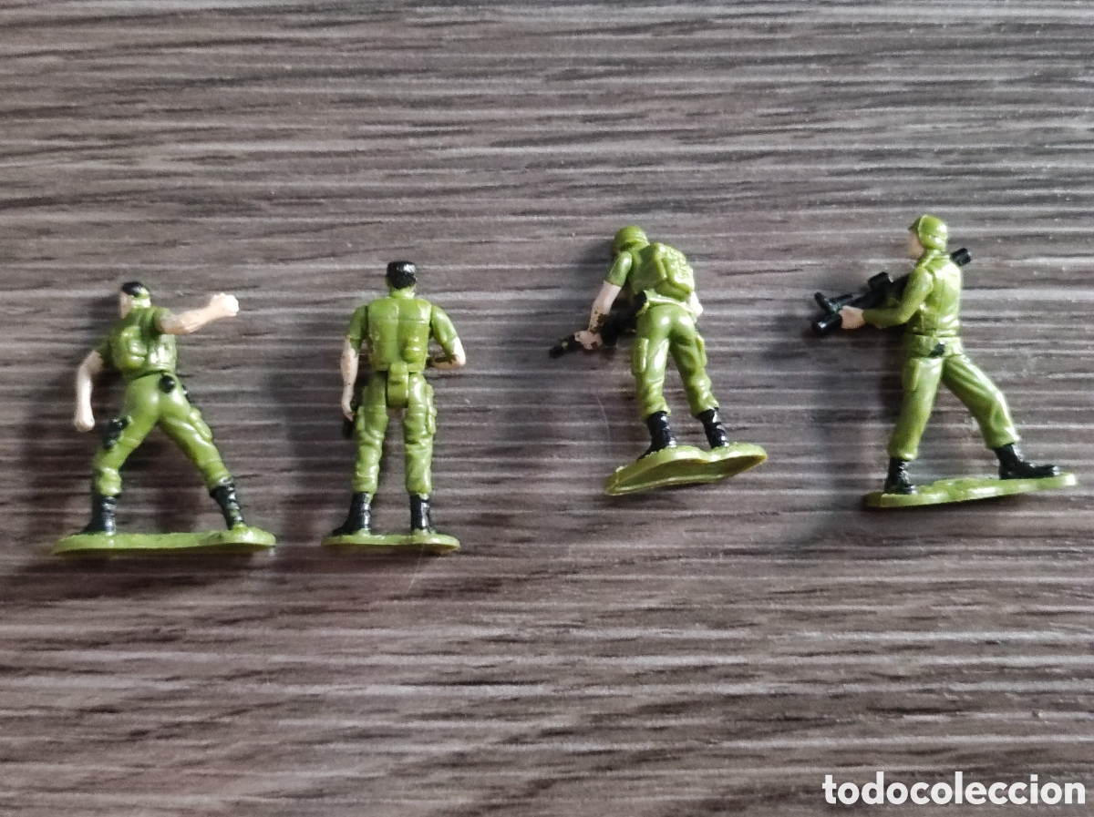 Figuras de acci&oacute;n: 4 soldados Majorette - Foto 2
