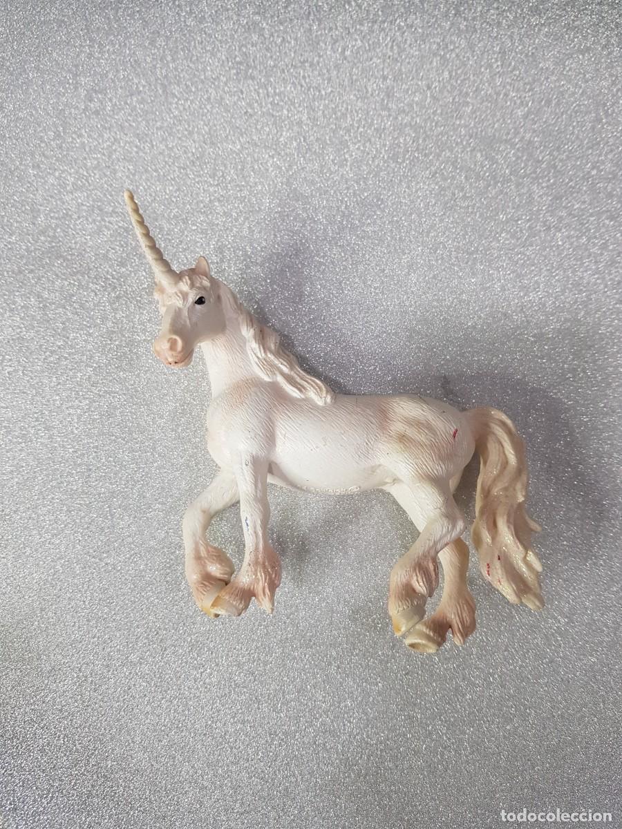 Figuras de acci&oacute;n: SCHLEICH UNICORNIO BLANCO ROSADO - Foto 1