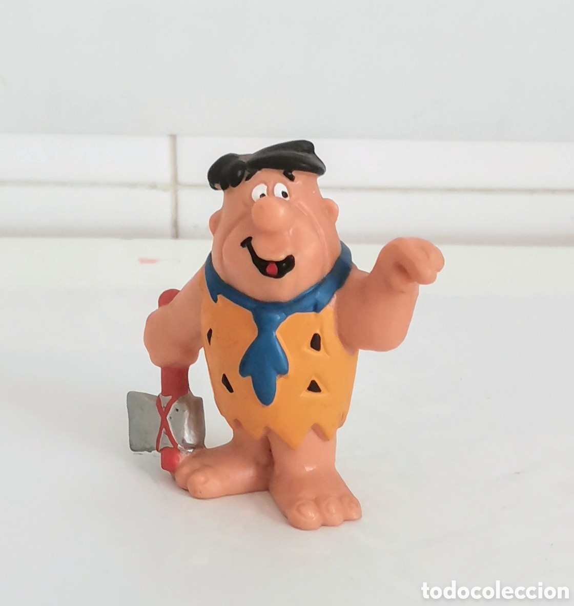 Figuras de acci&oacute;n: PEDRO PICAPIEDRA /LOS PICAPIEDRAS 1983 / 5.5 CM APROX -BULLY