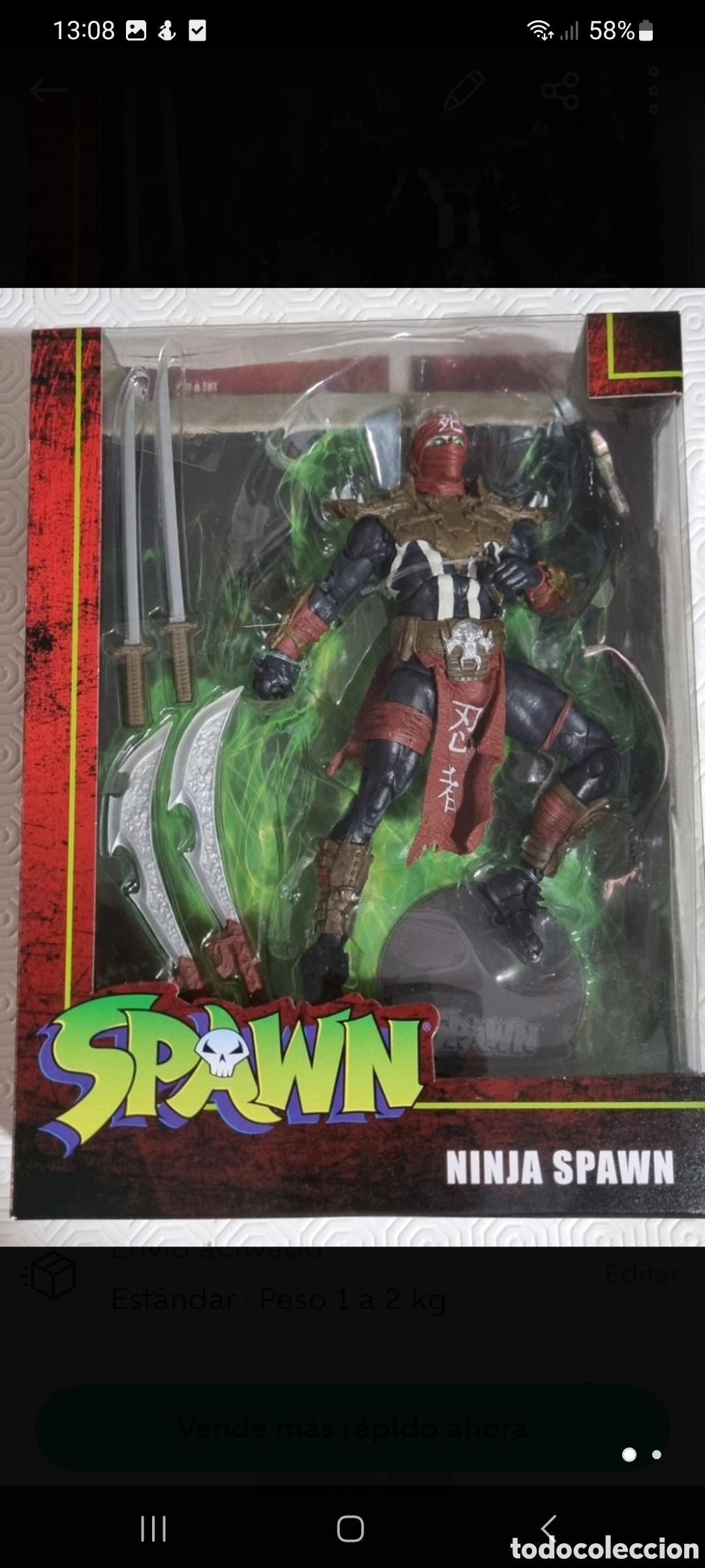Figuras de acci&oacute;n: Figura spawn ninja - Foto 1