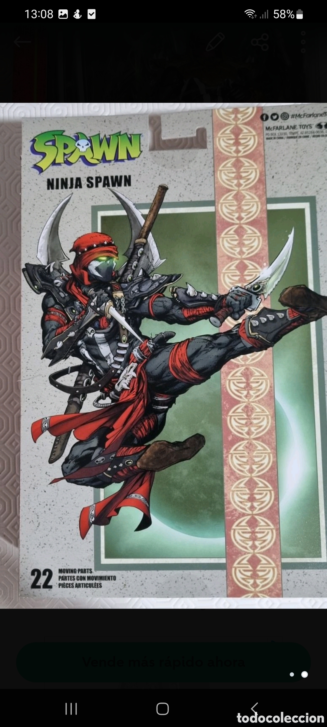 Figuras de acci&oacute;n: Figura spawn ninja - Foto 2