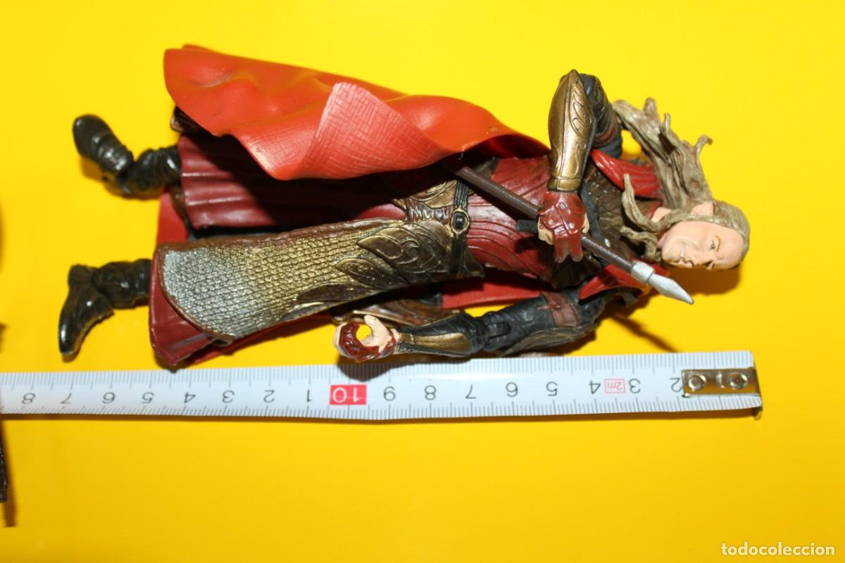 Figuras de acci&oacute;n: 2 FIGURAS EL SE&Ntilde;OR DE LOS ANILLOS - GIMLI Y LEGOLAS - MARVEL 2002 - Foto 11