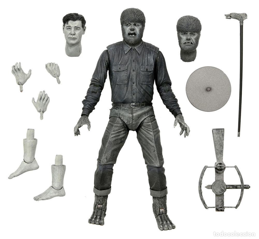 Figuras de acci&oacute;n: Ultimate Wolf Man 18 cm (Versi&oacute;n B/N) - Universal Monsters - Neca - Foto 2