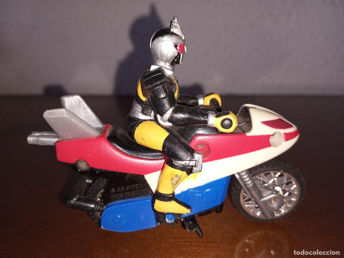 Actionfiguren: MASK RIDER ANTIGUA MOTO A FRICCION BANDAI 96 SABAN&acute;S A&Ntilde;OS 90