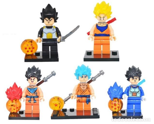 Figuras de acci&oacute;n: Lote de 5 Figuras Construccion Dragon Ball (model 3) - Foto 1