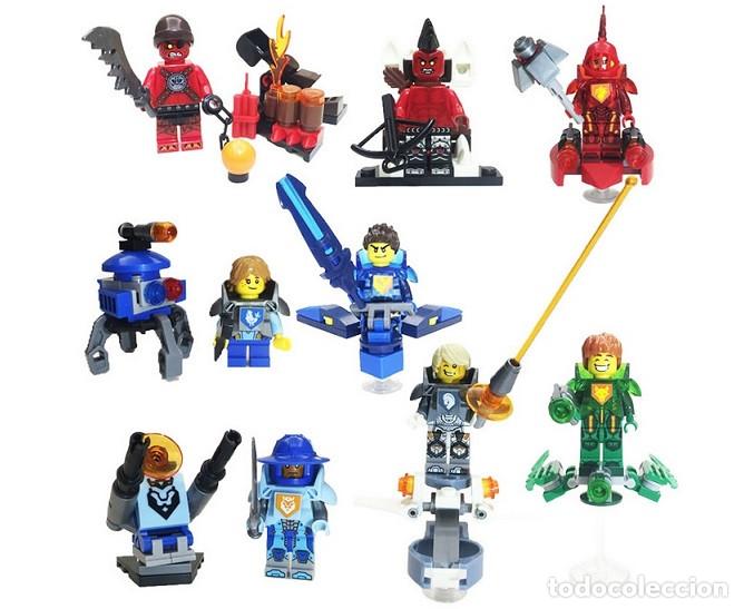 Actionfiguren: Lote de 6 Figuras Construccion Caballeros Soldados Royal