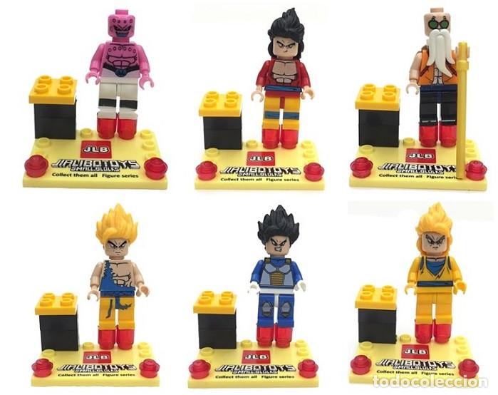 Actionfiguren: Lote de 6 Figuras Construccion Dragon Ball Tenkaichi