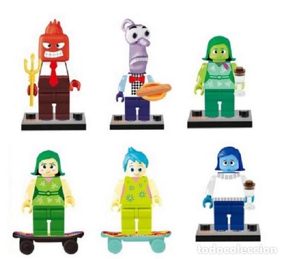Actionfiguren: Lote de 6 Figuras Construccion Inside Out