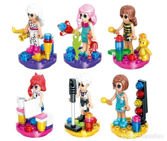 Actionfiguren: Lote de 6 Figuras Construccion Lol Sorprise (model 1)