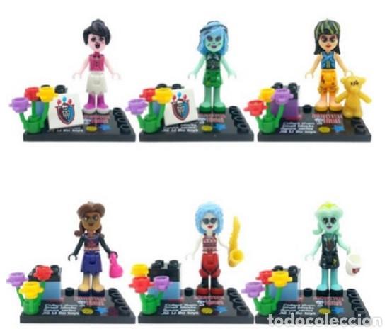 Actionfiguren: Lote de 6 Figuras Construccion Monster High (model 1)