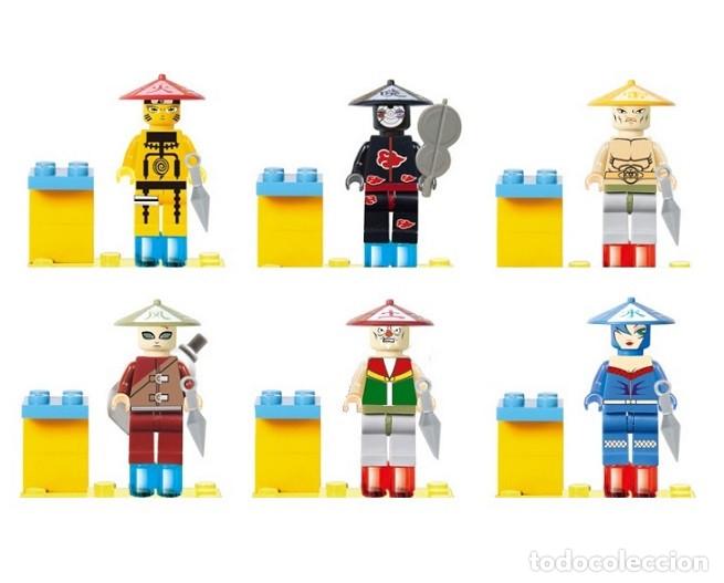 Figuras de acci&oacute;n: Lote de 6 Figuras Construccion Naruto - Foto 1