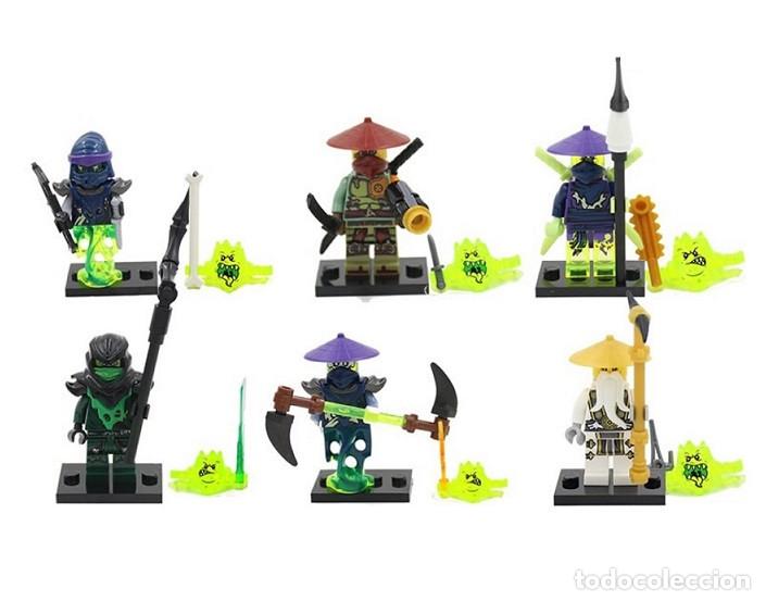 Figuras de acci&oacute;n: Lote de 6 Figuras Construccion Ninjago (model 5) - Foto 1