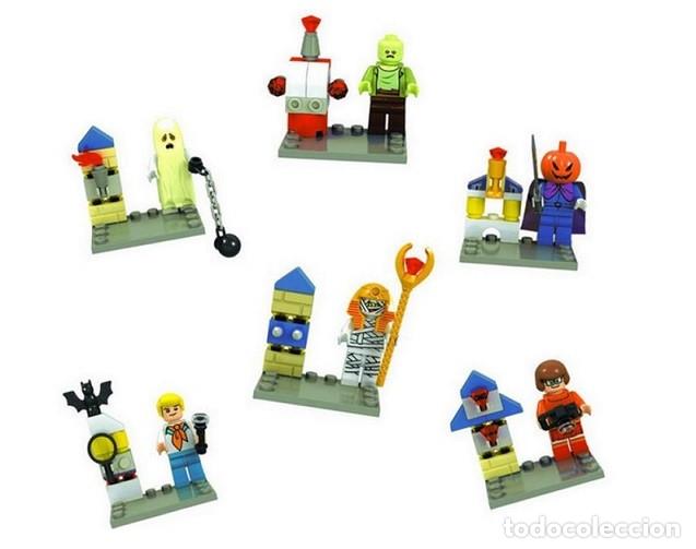 Figuras de acci&oacute;n: Lote de 6 Figuras Construccion Scooby Doo (model 2)