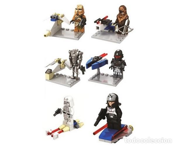Figuras de acci&oacute;n: Lote de 6 Figuras Construccion Star Wars (model 2) - Foto 1