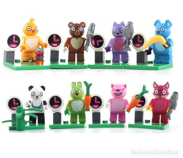 Actionfiguren: Lote de 8 Figuras Construccion Animales