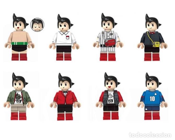 Figuras de acci&oacute;n: Lote de 8 Figuras Construccion Astro Boy - Foto 1