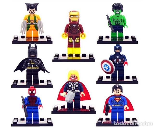 lote de figuras superhéroes marvel hulk iron ma - Compra venta en  todocoleccion