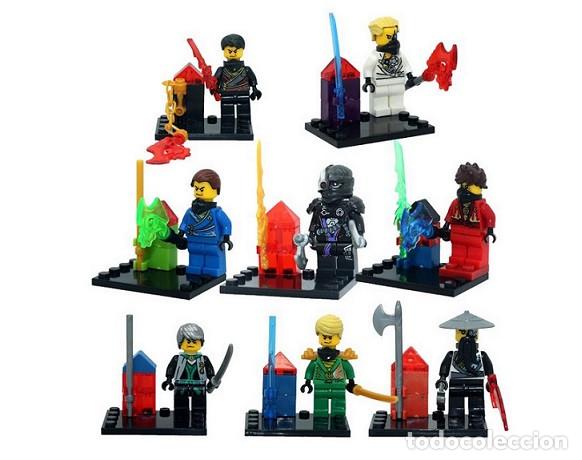 Figuras de acci&oacute;n: Lote de 8 Figuras Construccion Ninjago (model 2) - Foto 1
