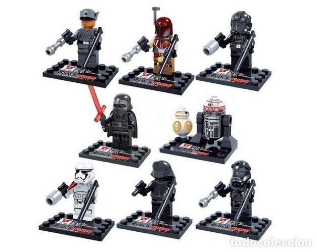 Figuras de acci&oacute;n: Lote de 8 Figuras Construccion Star Wars (model 4) - Foto 1