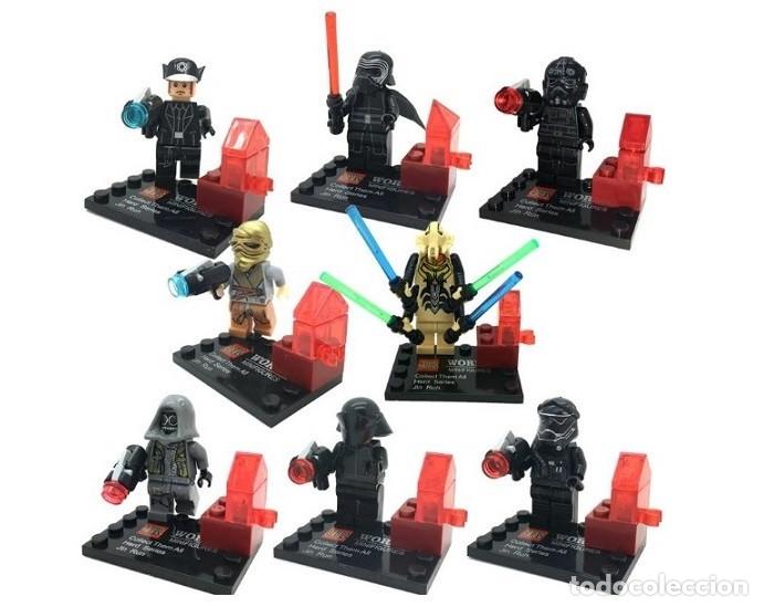 Figuras de acci&oacute;n: Lote de 8 Figuras Construccion Star Wars (model 9) - Foto 1