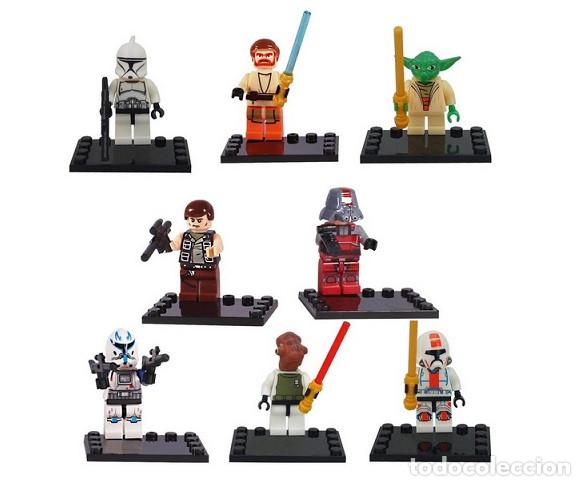 Figuras de acci&oacute;n: Lote de 8 Figuras Construccion Star Wars (model 10) - Foto 1