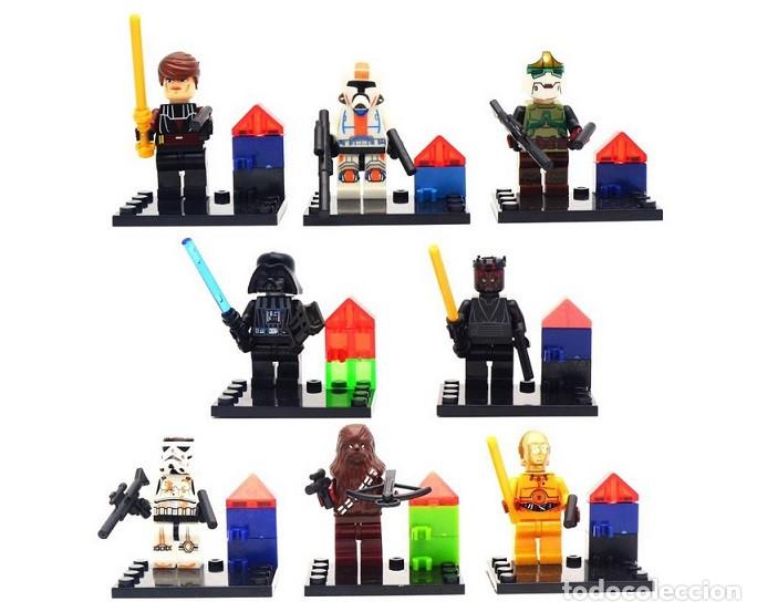 Figuras de acci&oacute;n: Lote de 8 Figuras Construccion Star Wars (model 12) - Foto 1