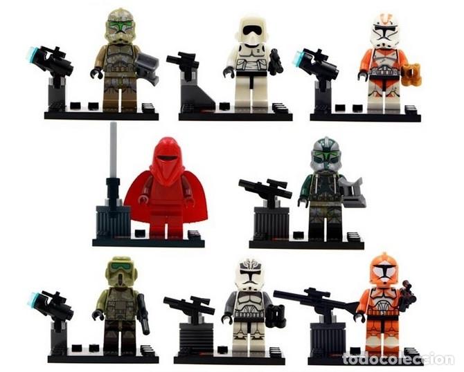 Figuras de acci&oacute;n: Lote de 8 Figuras Construccion Star Wars (model 13) - Foto 1