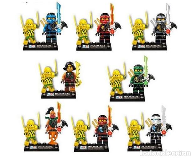 Figuras de acci&oacute;n: Lote de 16 Figuras Construccion Ninjago (model 15) - Foto 1