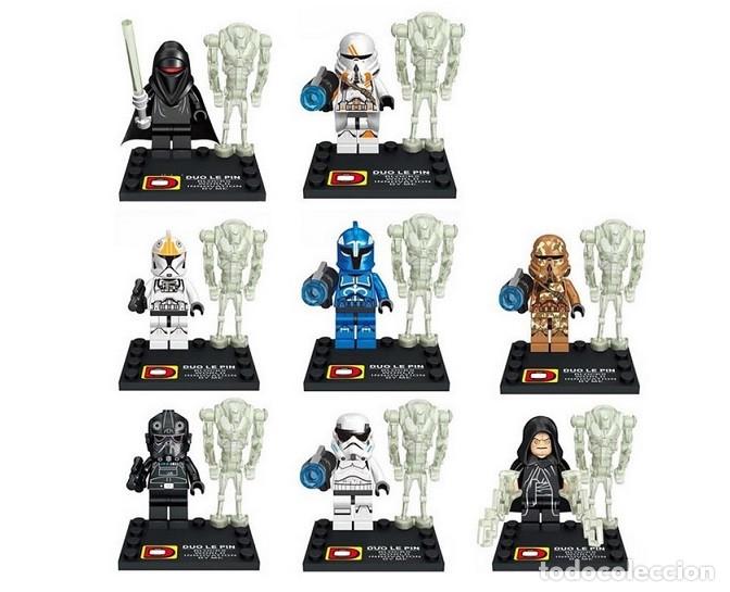 Figuras de acci&oacute;n: Lote de 16 Figuras Construccion Star Wars (model 6) - Foto 1