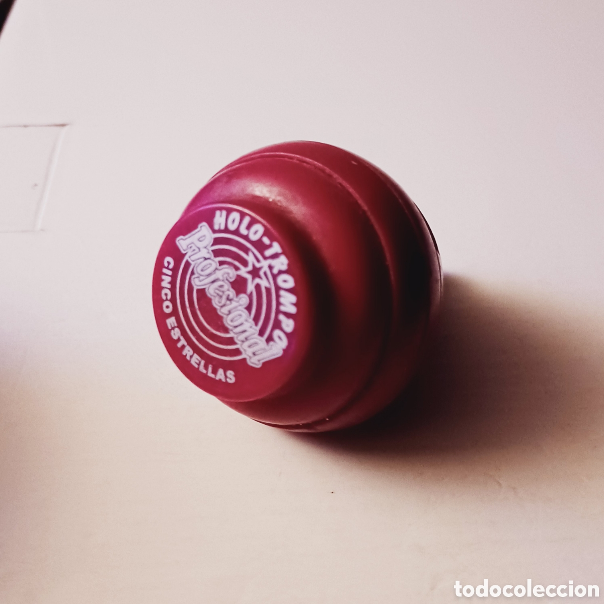 Figurines d'action: Figura holo trompo profesional cinco estrellas rojo