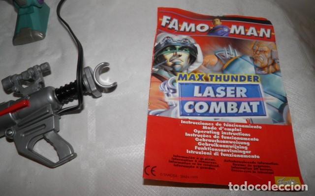 Figuras de acci&oacute;n: FAMO MAN,MAX THUNDER,LASER COMBAT,1999 - Foto 2