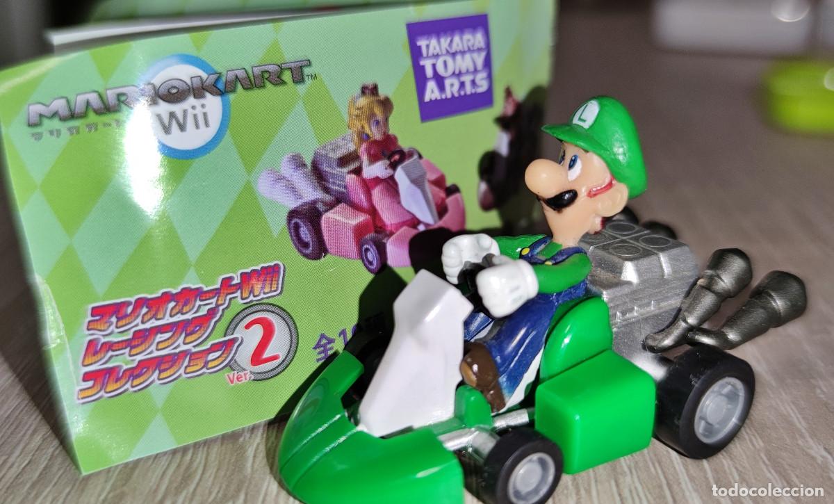 Figuras de acci&oacute;n: Figura Super Mario Bros coche luigi pullback 5 cm - Foto 1