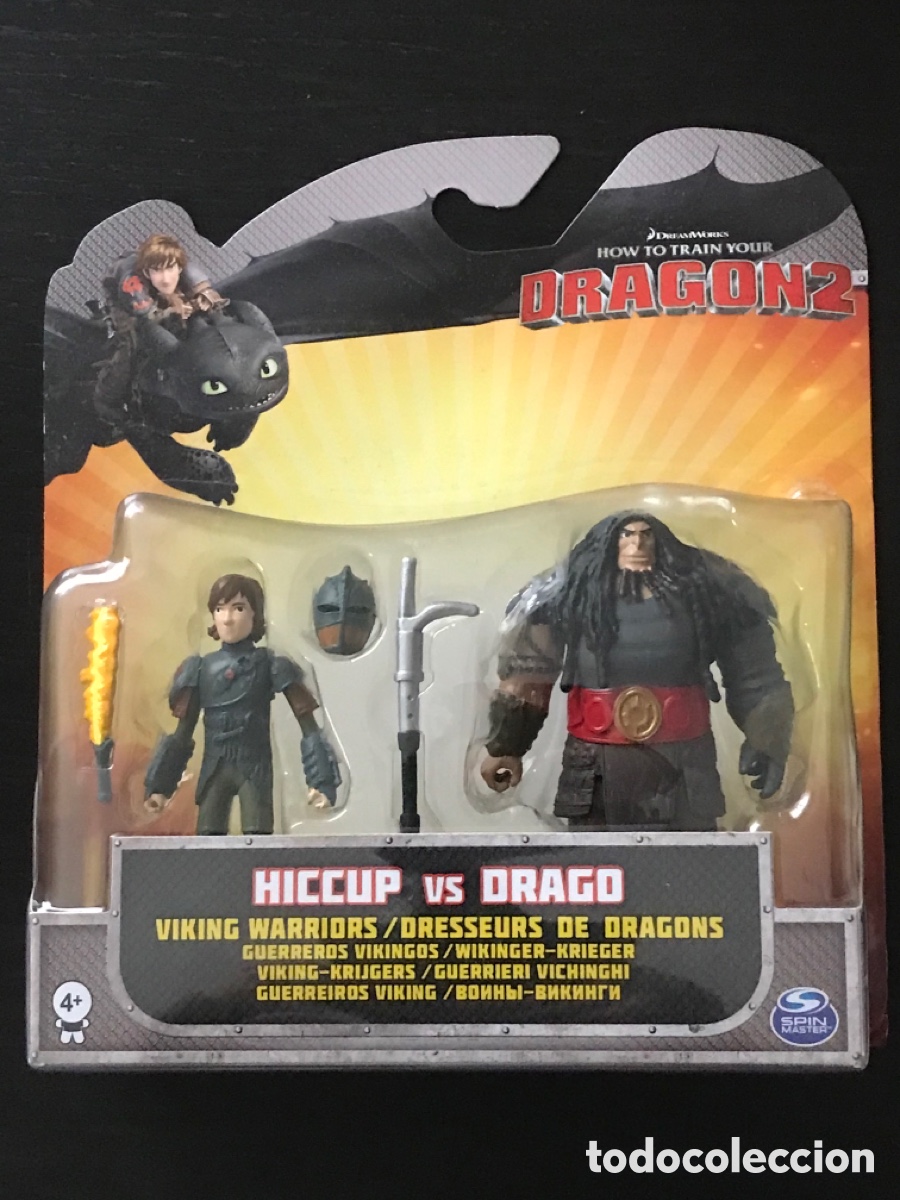 Figuras de acci&oacute;n: ENTRENA TU DRAGON 2 HOW TO TRAIN YOUR DRAGON2 - HICCUP vs DRAGO- FIGURA ACCION