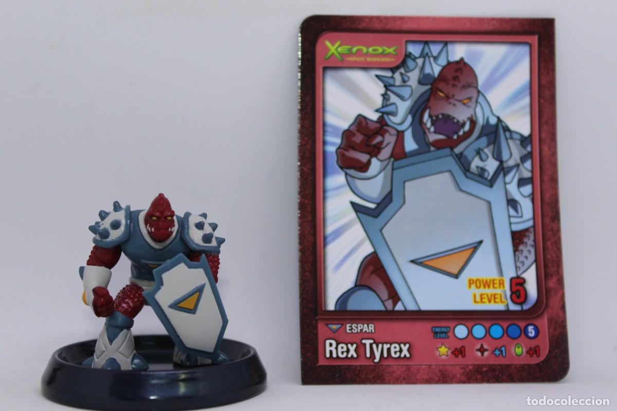 Figuras de acci&oacute;n: XENOX PANINI SPACE WARRIORS FIRST GENERATION - ESPAR - REX TYREX - Foto 1