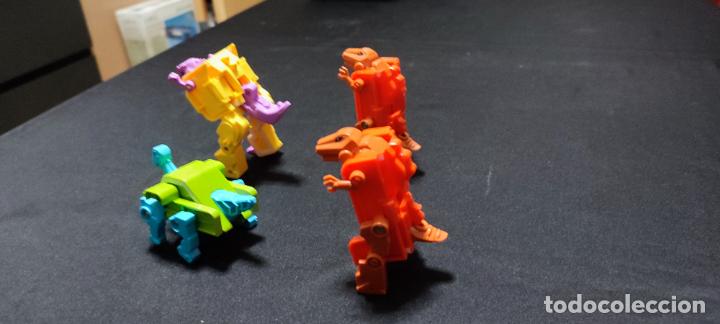 Figuras de acci&oacute;n: 4 numero bots dinosaurios buen estado - Foto 3