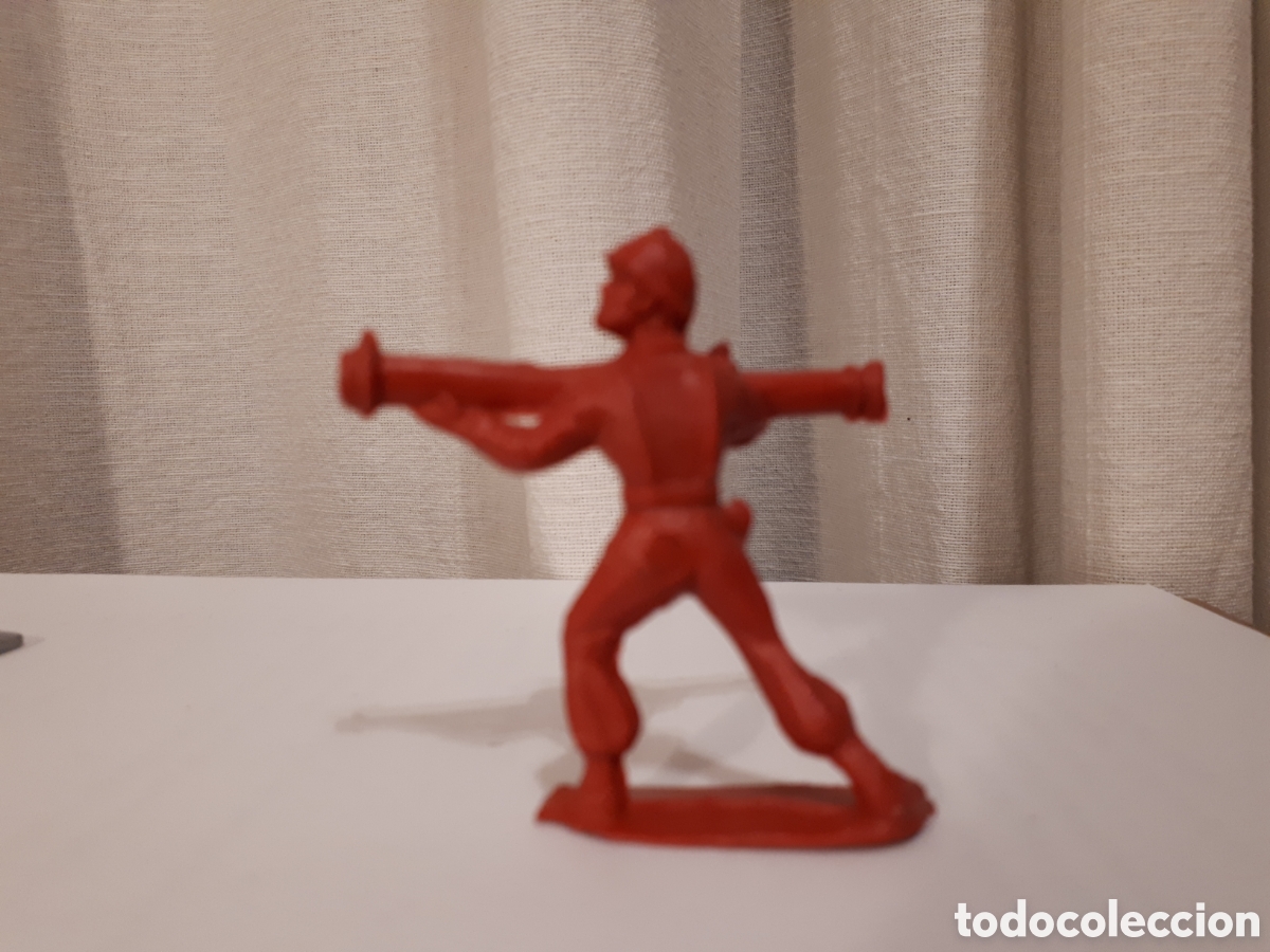 Figuras de acci&oacute;n: SOLDADO CON MORTERO ROJO. SIN MARCA - Foto 2