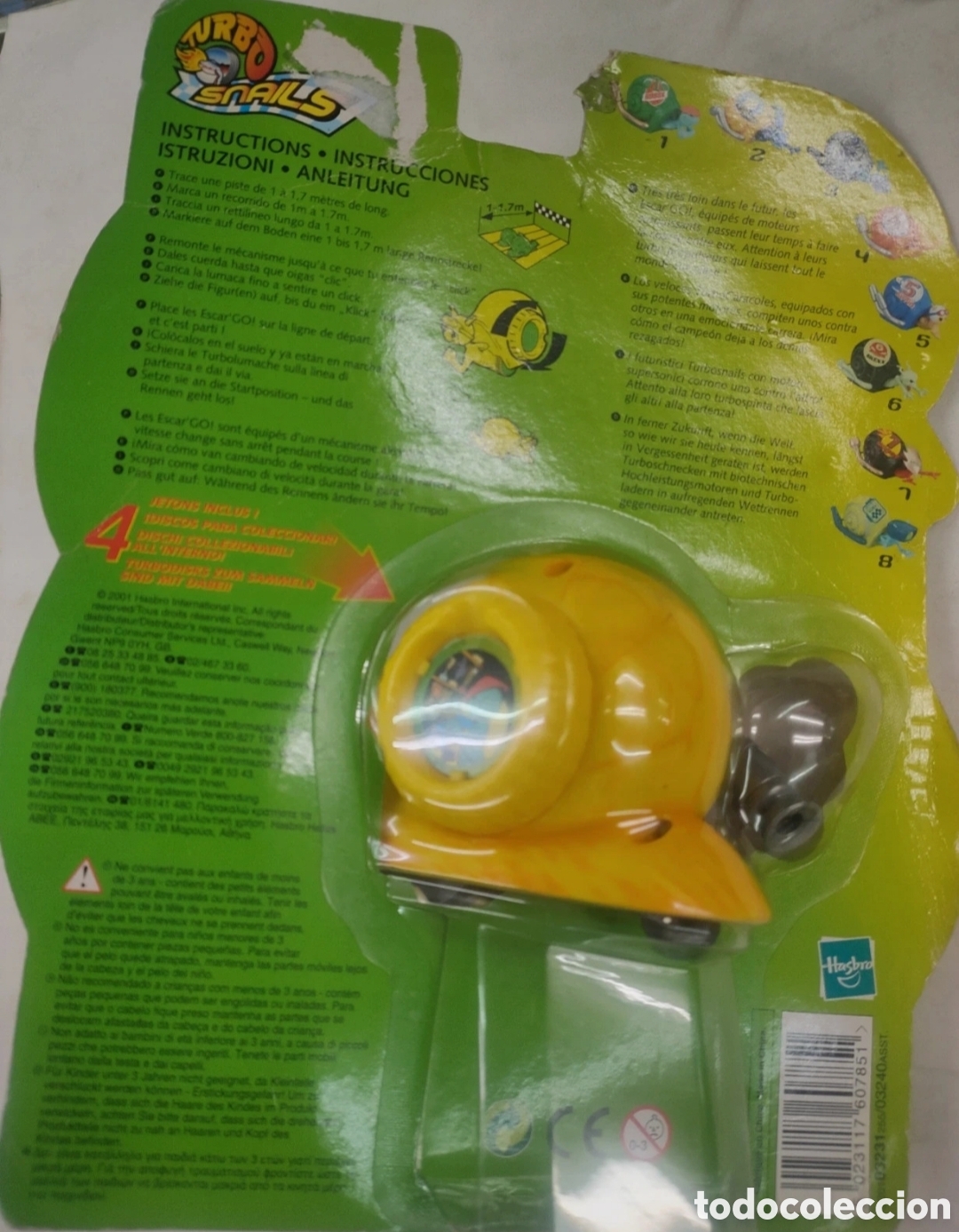Figuras de acci&oacute;n: Mu&ntilde;eco Turbo Snails del a&ntilde;o 2001 - Foto 2