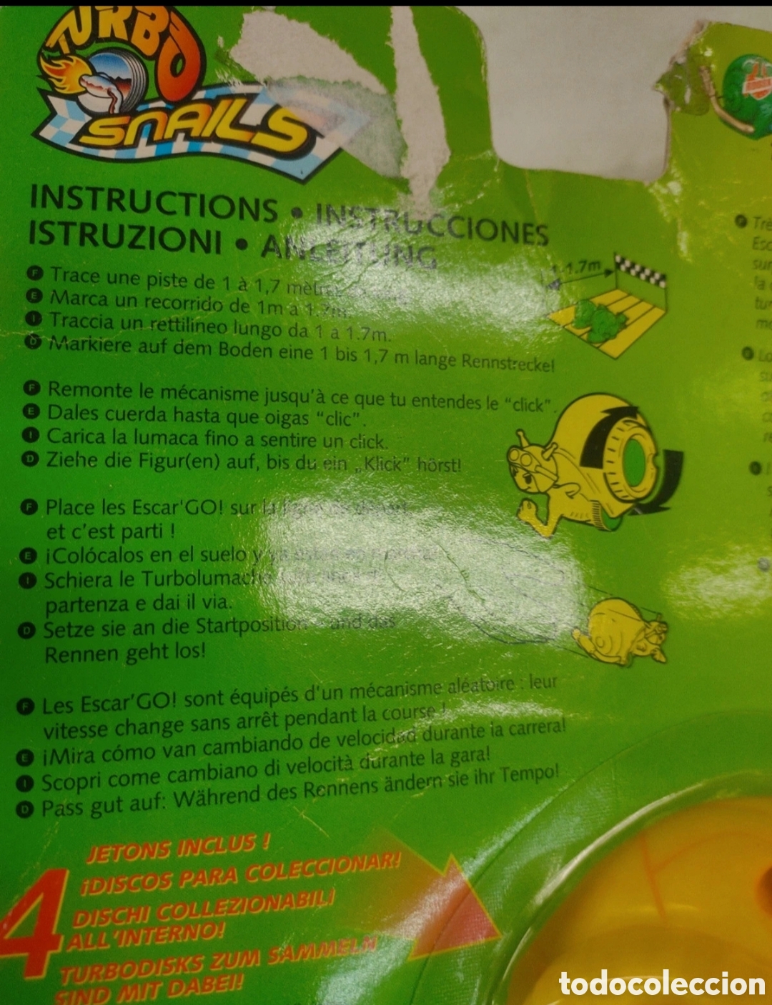 Figuras de acci&oacute;n: Mu&ntilde;eco Turbo Snails del a&ntilde;o 2001 - Foto 3